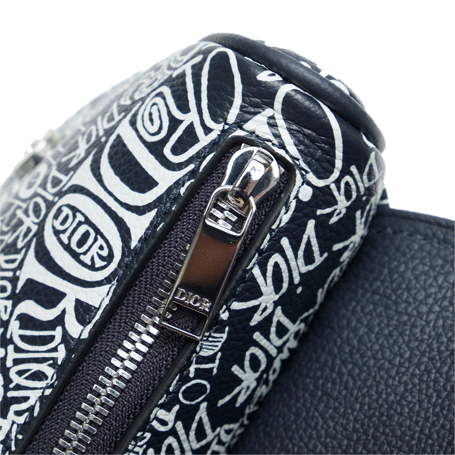 DIOR x Stussy Printed Saddle Crossbody Bag