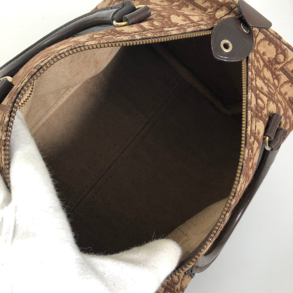 Oblique Canvas Boston Bag