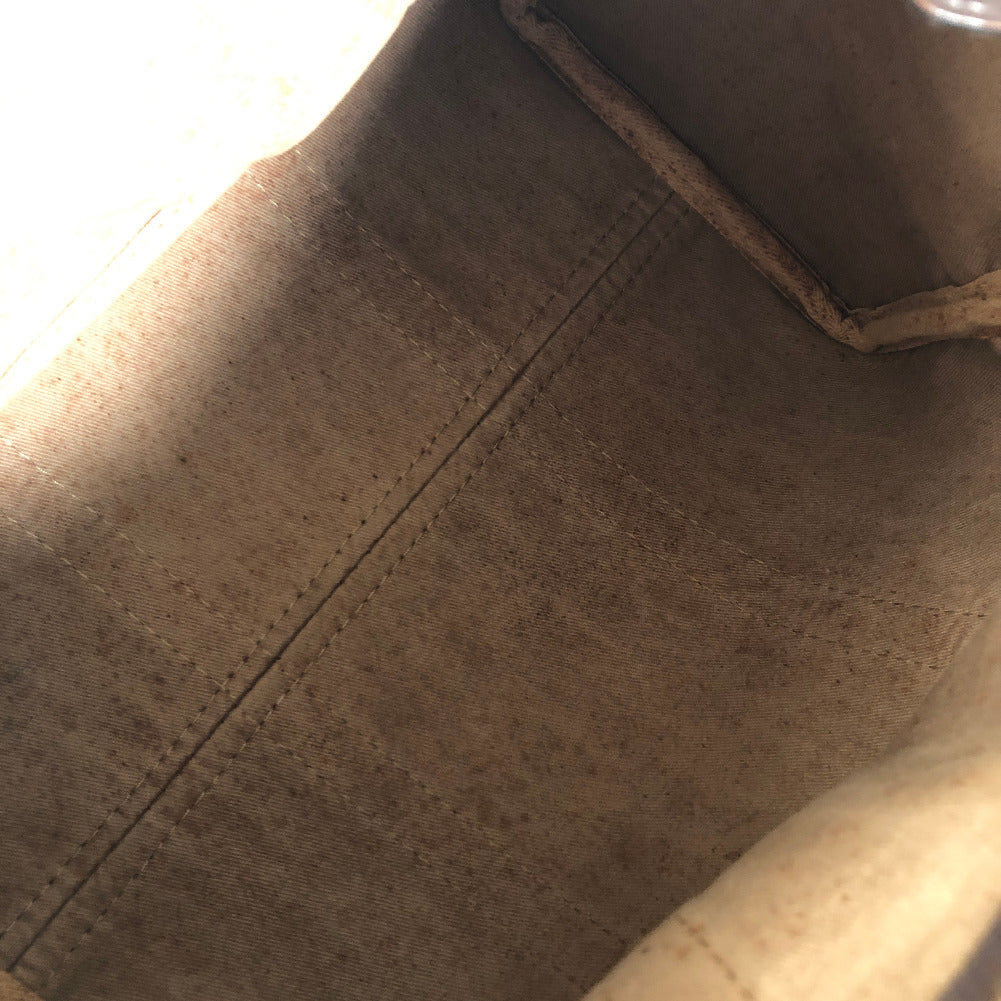 Oblique Canvas Boston Bag