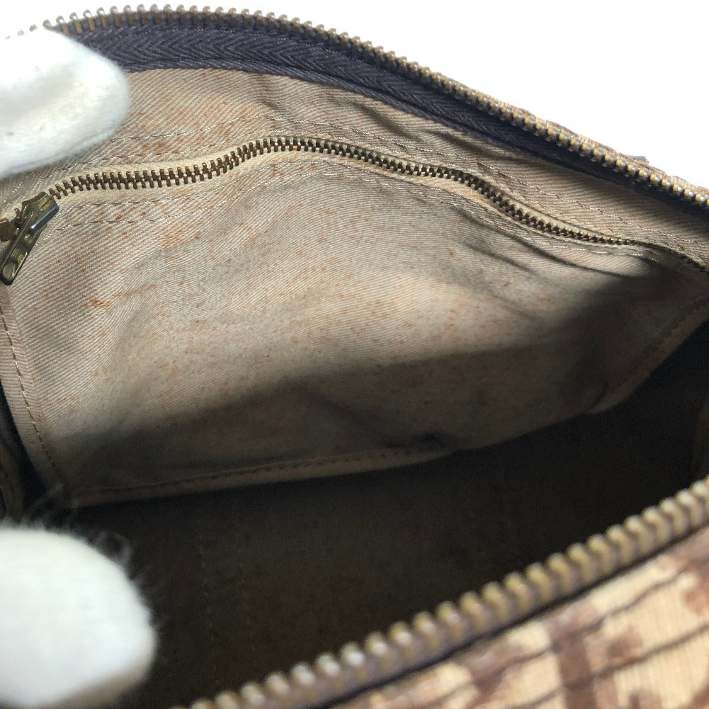 Oblique Canvas Boston Bag
