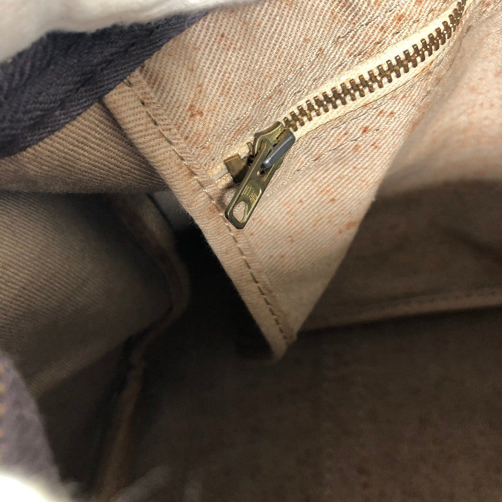 Oblique Canvas Boston Bag
