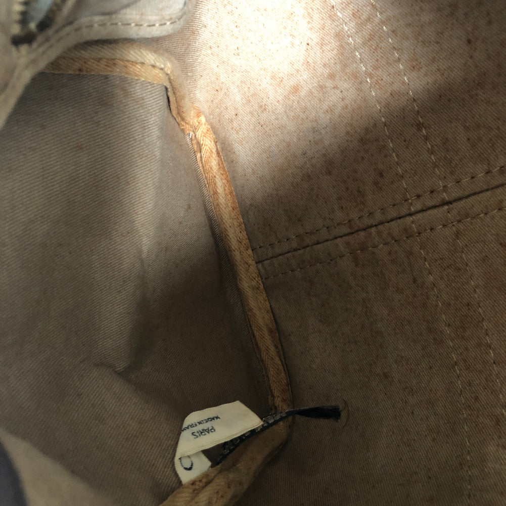 Oblique Canvas Boston Bag