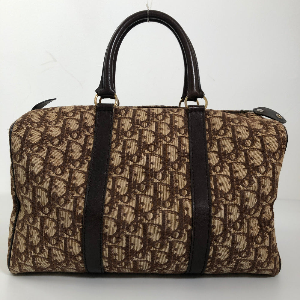 Oblique Canvas Boston Bag