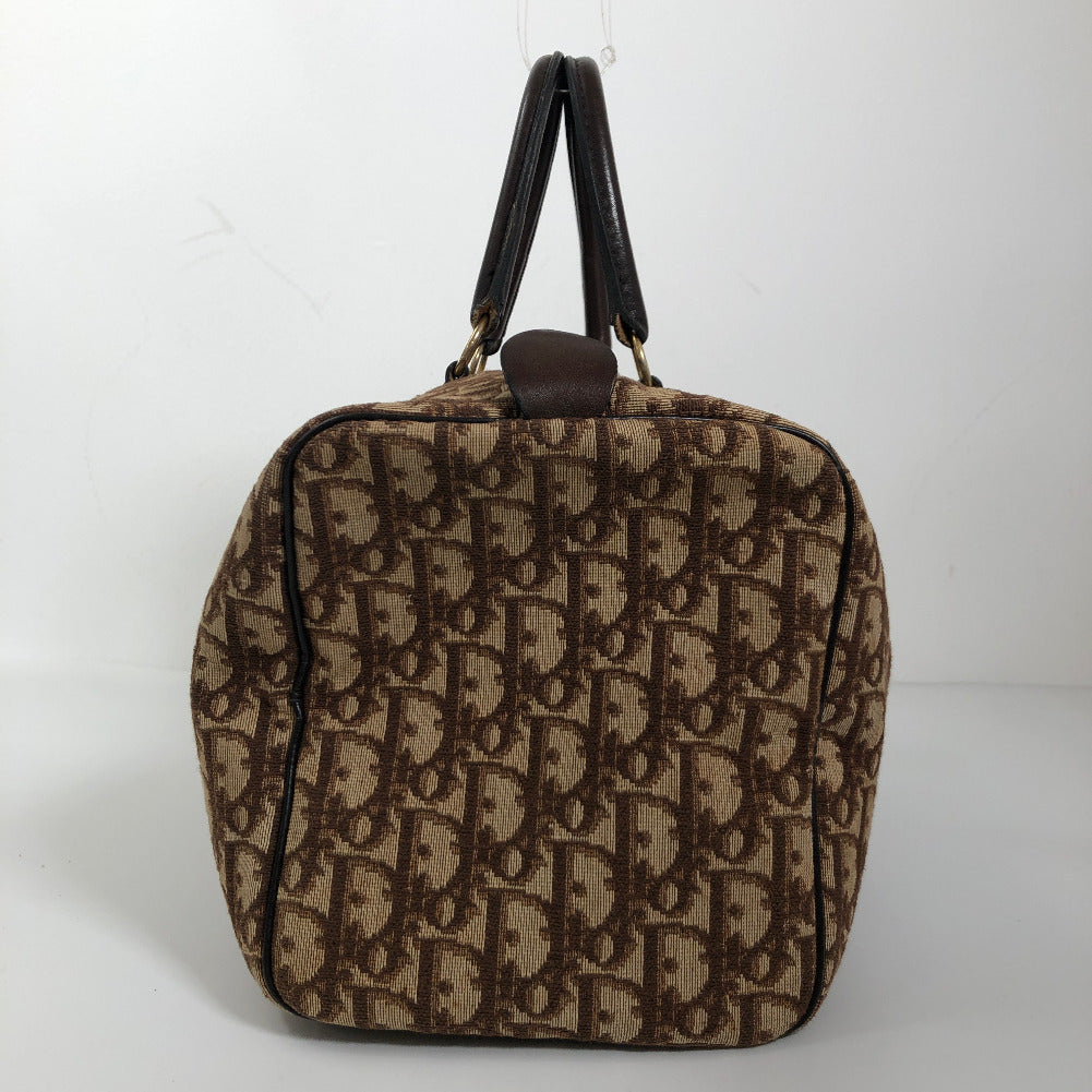 Oblique Canvas Boston Bag