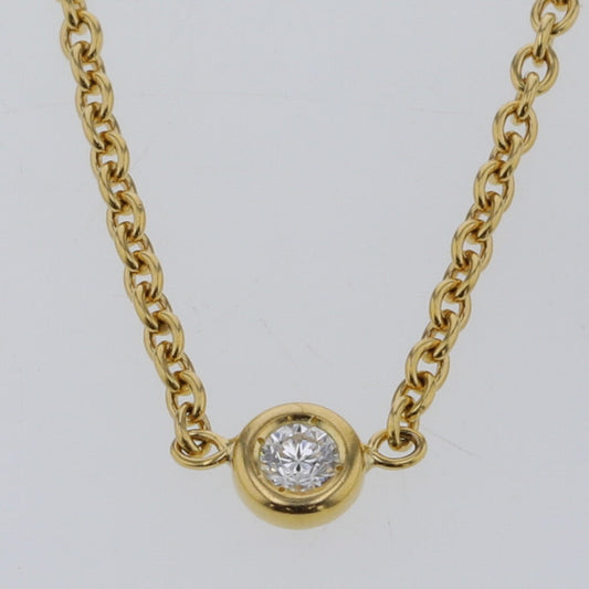 18k Gold Diamond Pendant Necklace