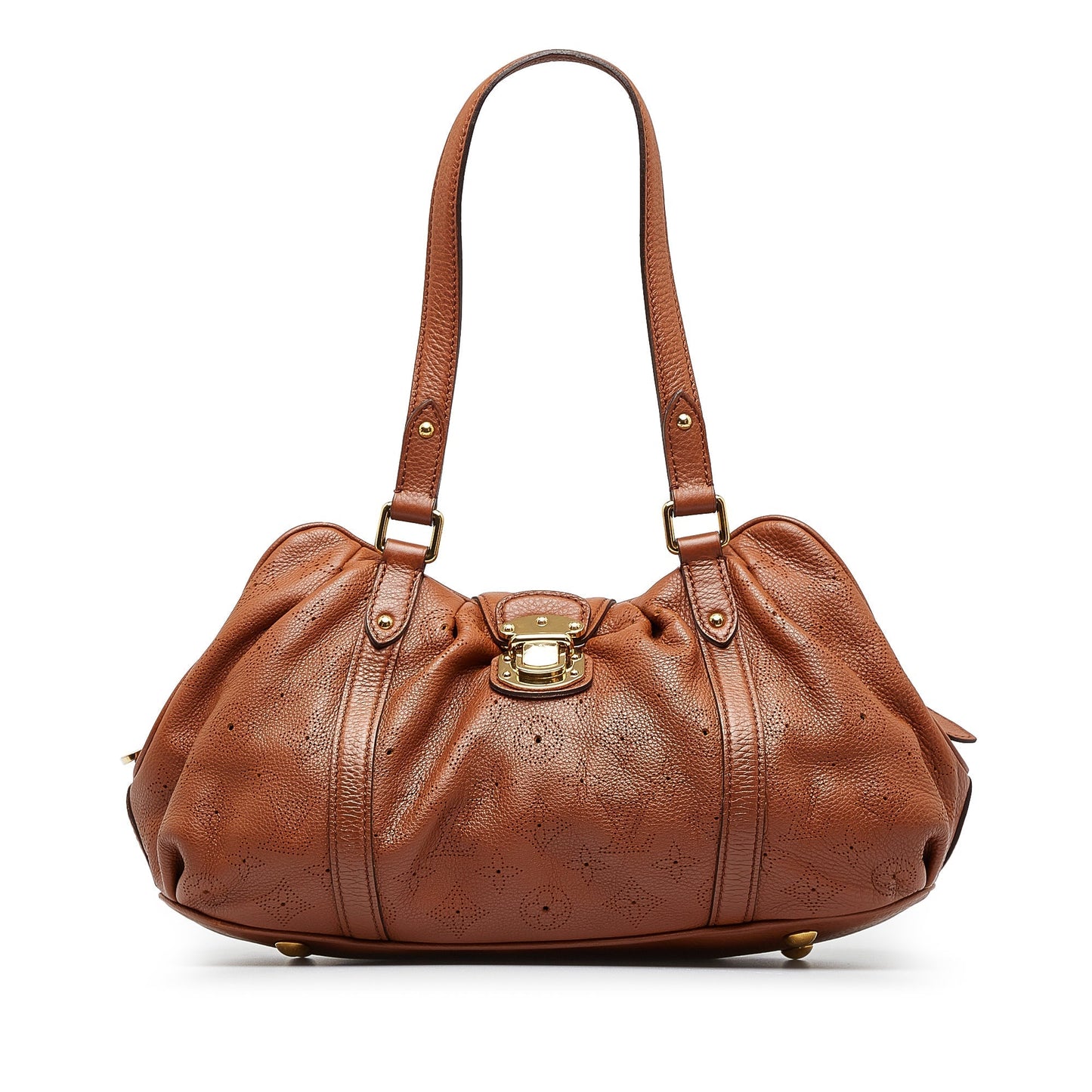 LOUIS VUITTON Monogram Mahina Lunar PM Shoulder Bag