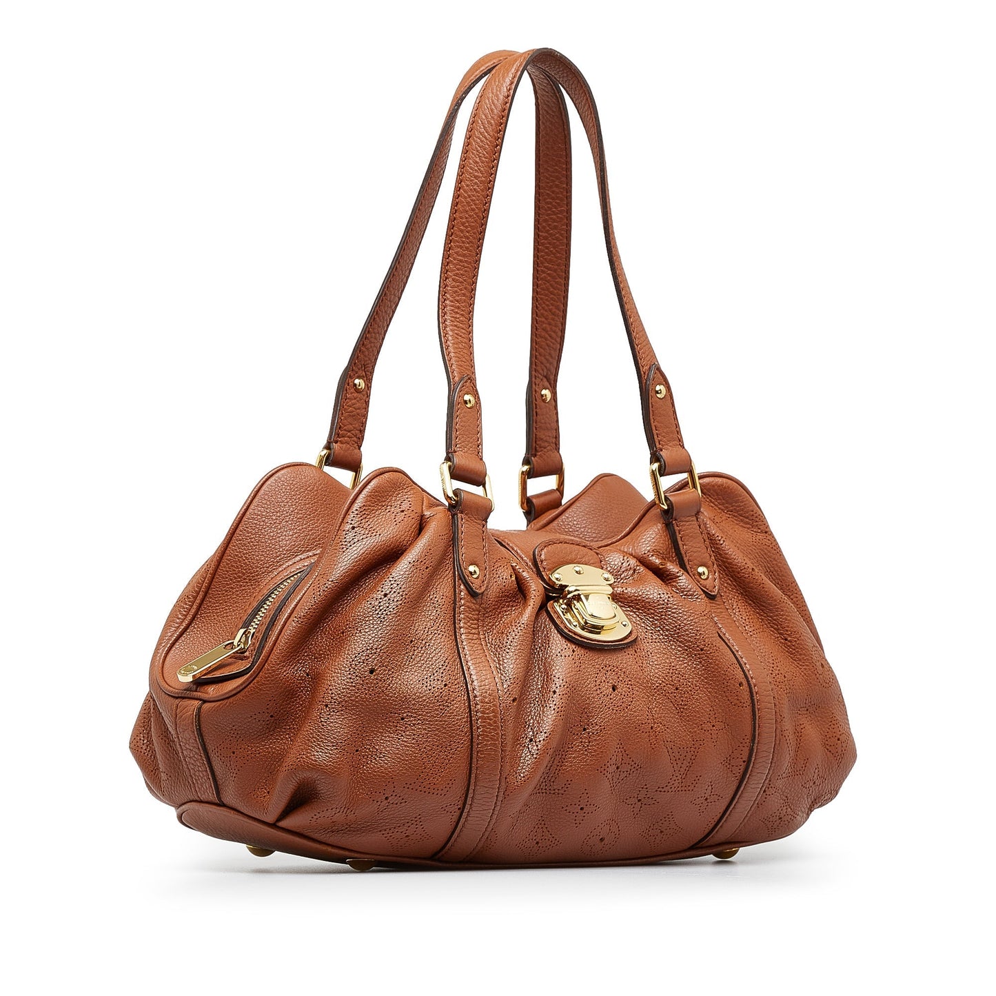 LOUIS VUITTON Monogram Mahina Lunar PM Shoulder Bag