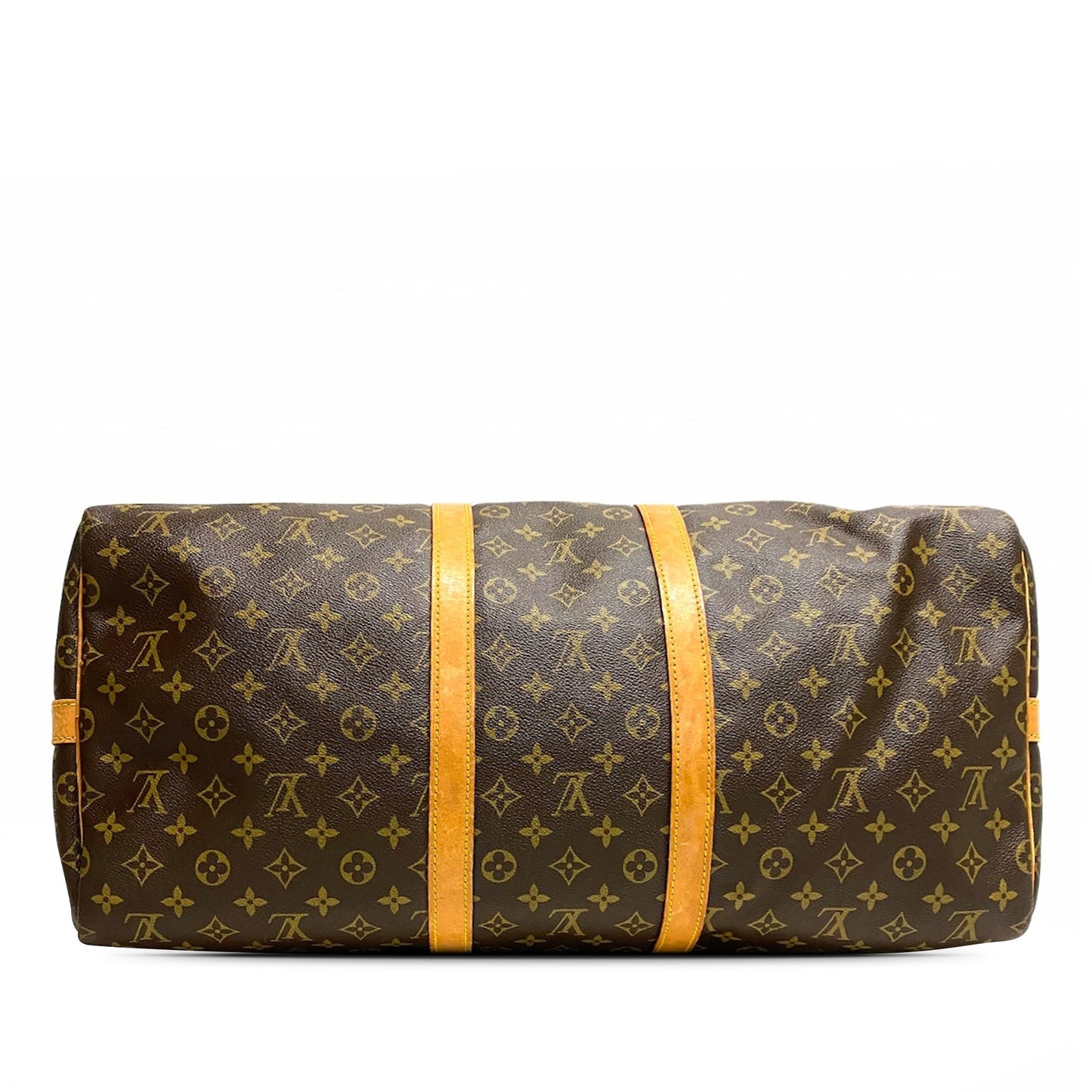 Brown Louis Vuitton Monogram Keepall Bandouliere 55 Travel Bag