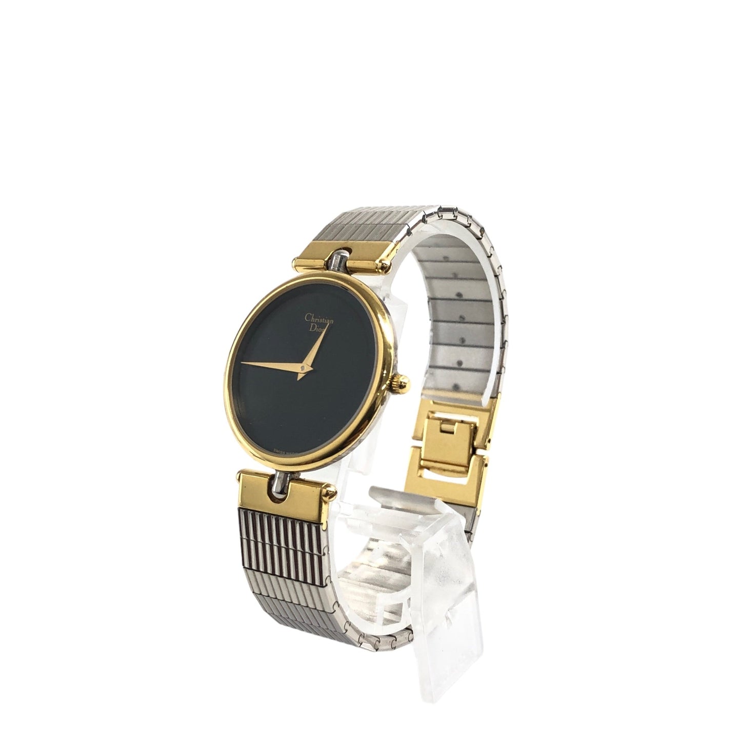 Christian Dior Watch Silver×Black Vintage cx7it7