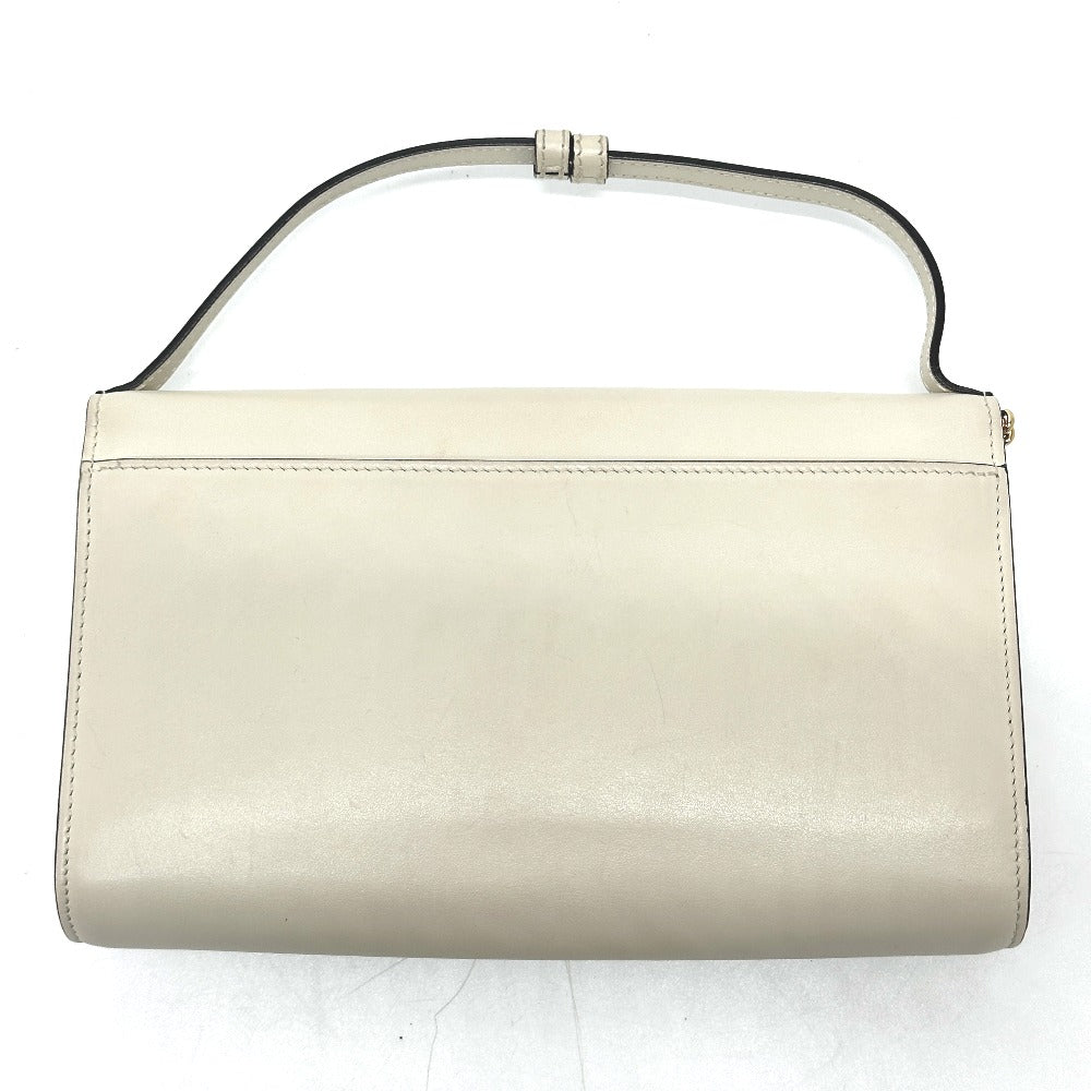 GUCCI Shoulder Bag 572375 leather off white Zumi bag Women Secondhand