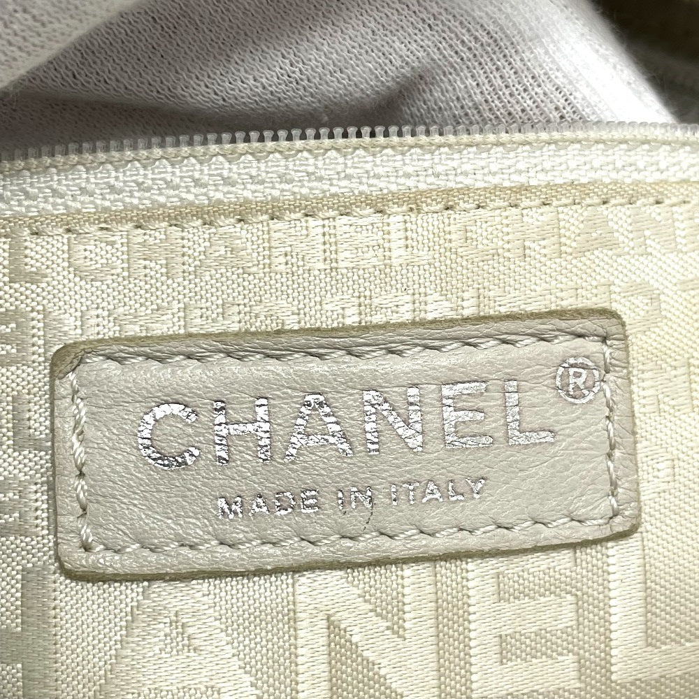 CHANEL Shoulder Bag A31490 canvas beige CC COCO Mark Chain Women Used
