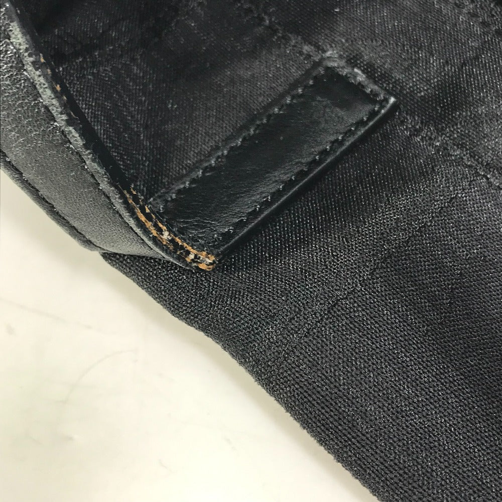 CHANEL Tote Bag A15991 Nylon / leather black CC COCO Mark New Travel Line MM Women Used