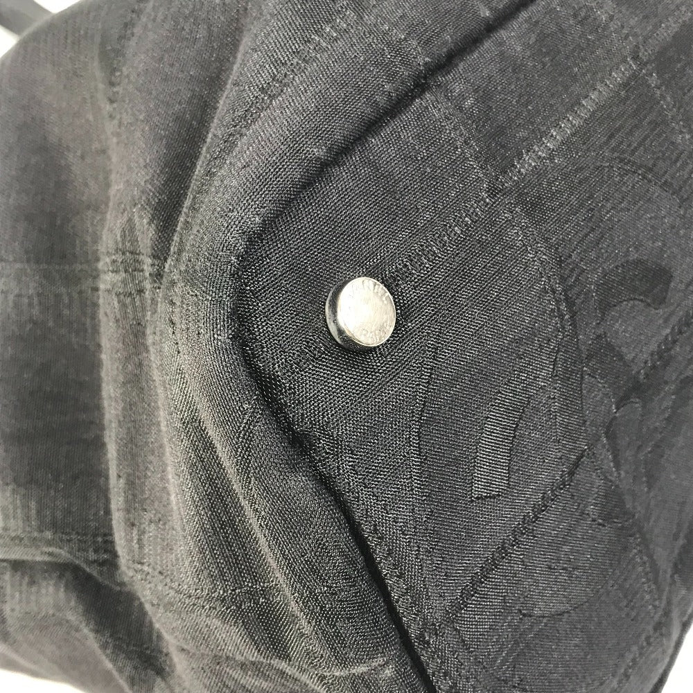 CHANEL Tote Bag A15991 Nylon / leather black CC COCO Mark New Travel Line MM Women Used