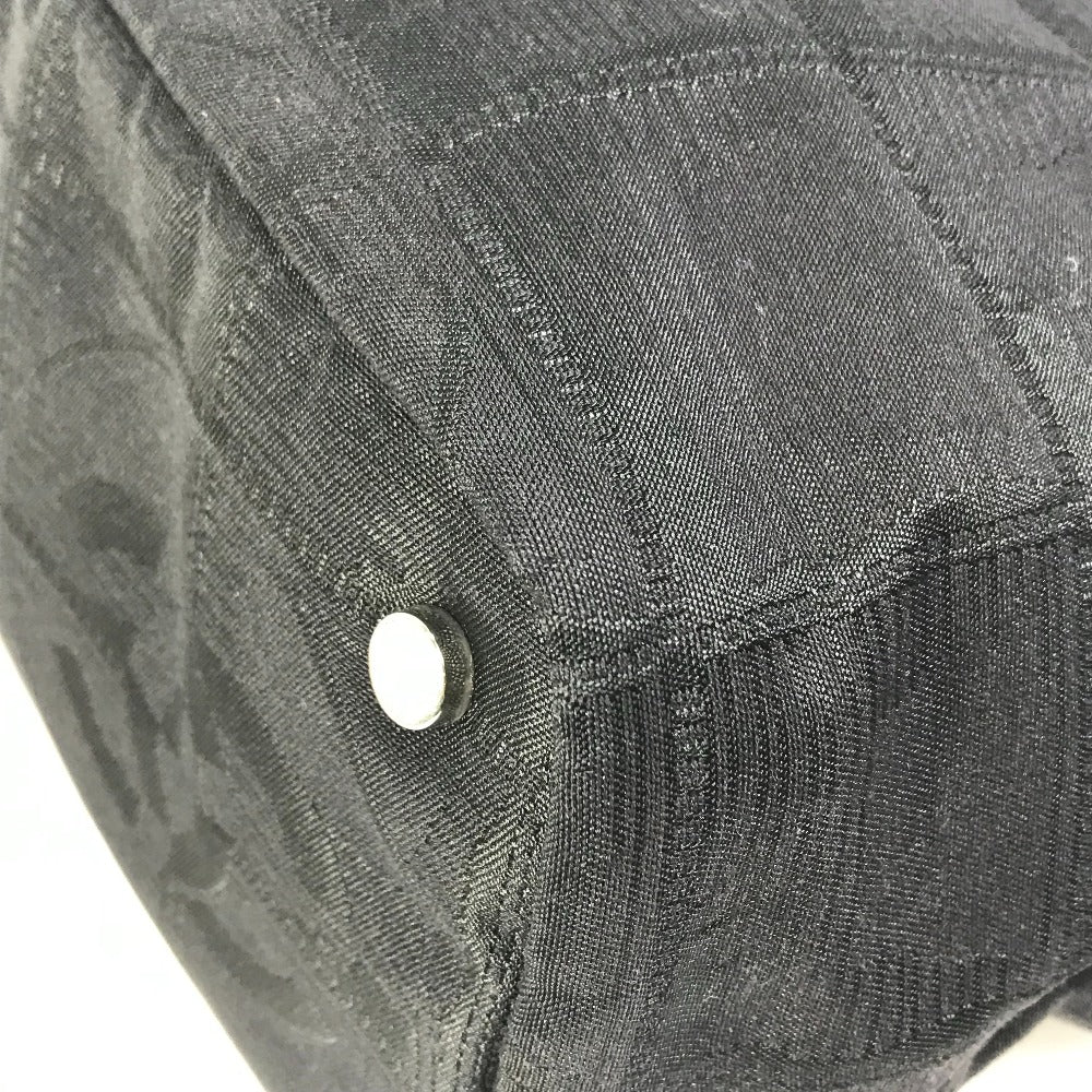 CHANEL Tote Bag A15991 Nylon / leather black CC COCO Mark New Travel Line MM Women Used