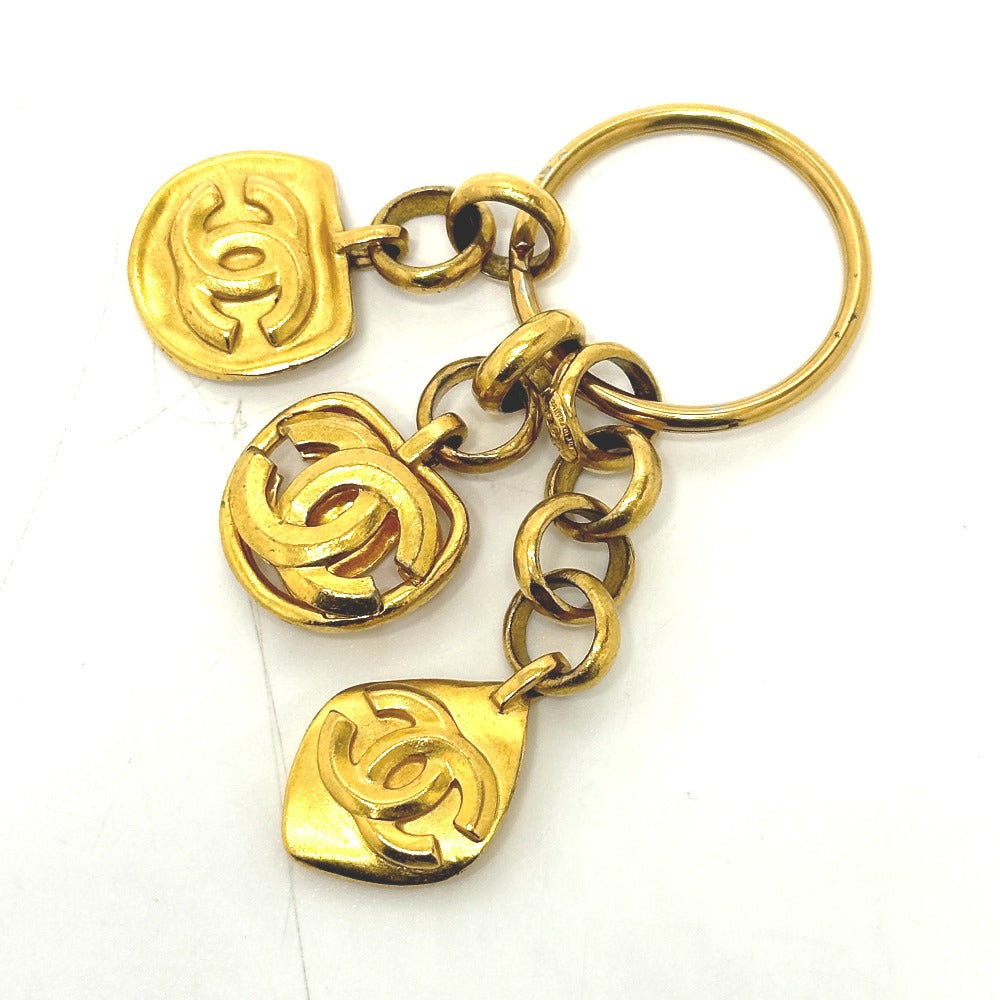 CHANEL charm Gold Plated gold COCO Mark vintage Women Used