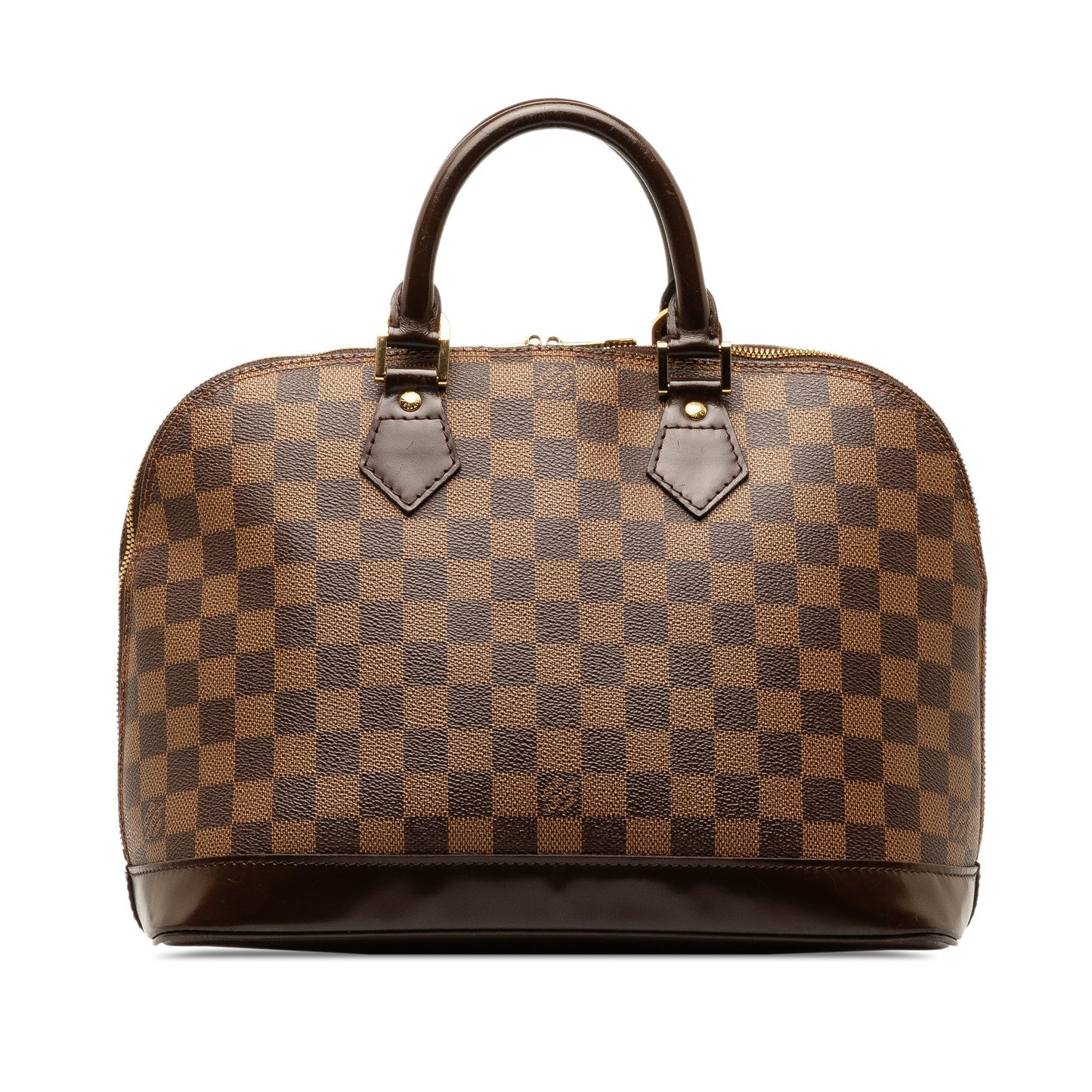 Brown Louis Vuitton Damier Ebene Alma MM HandBag