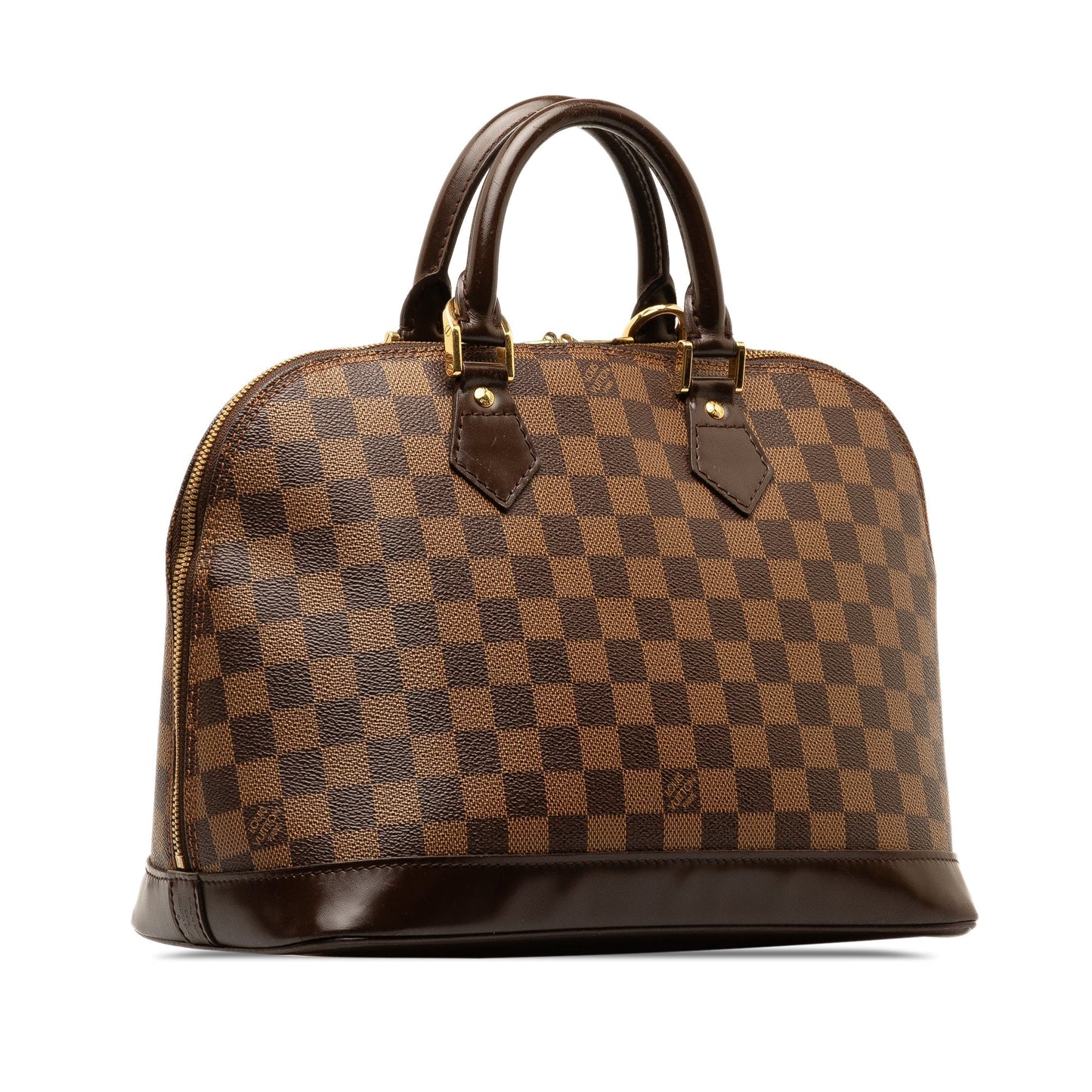 Brown Louis Vuitton Damier Ebene Alma MM HandBag