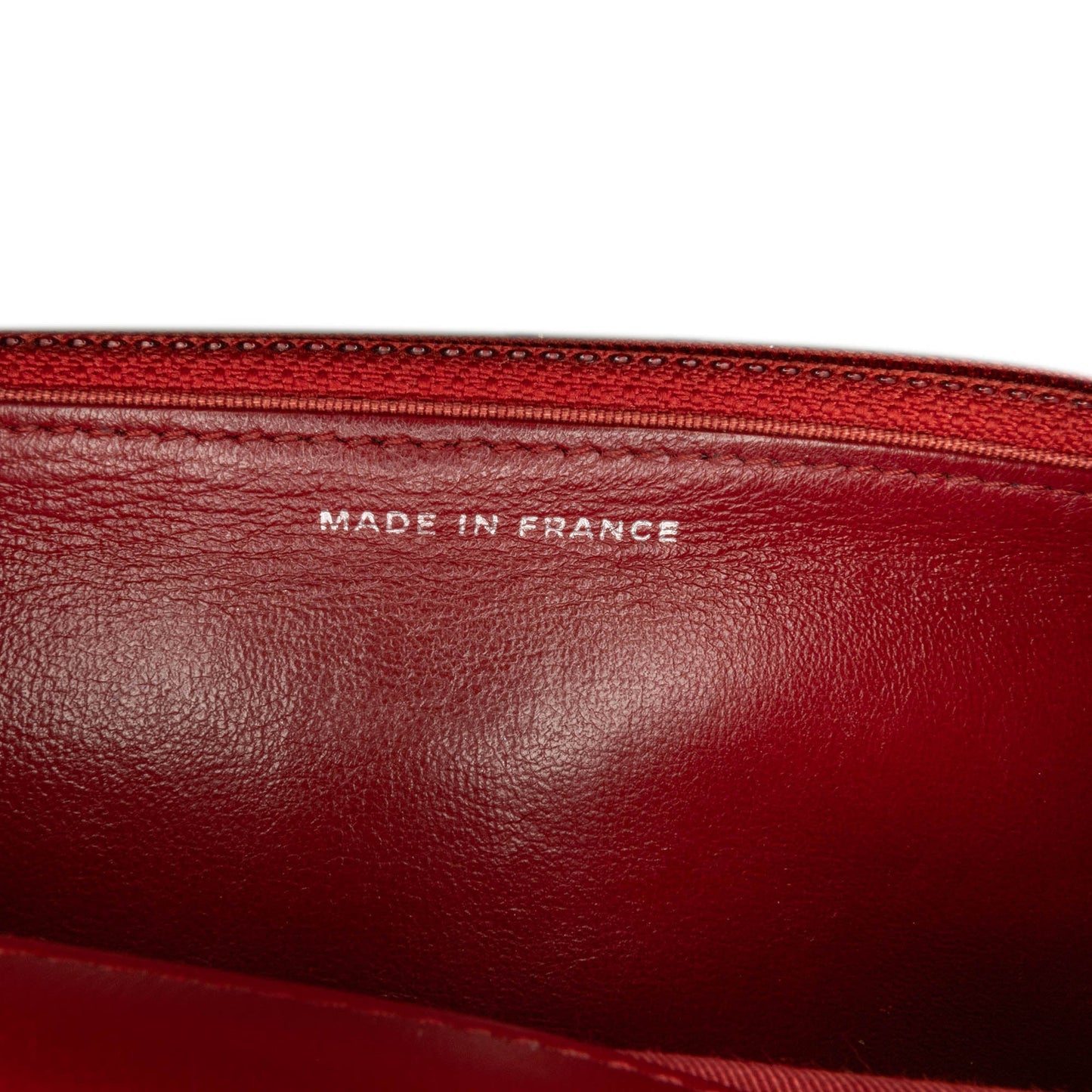 Red Chanel Classic Lambskin Wallet on Chain Crossbody Bag
