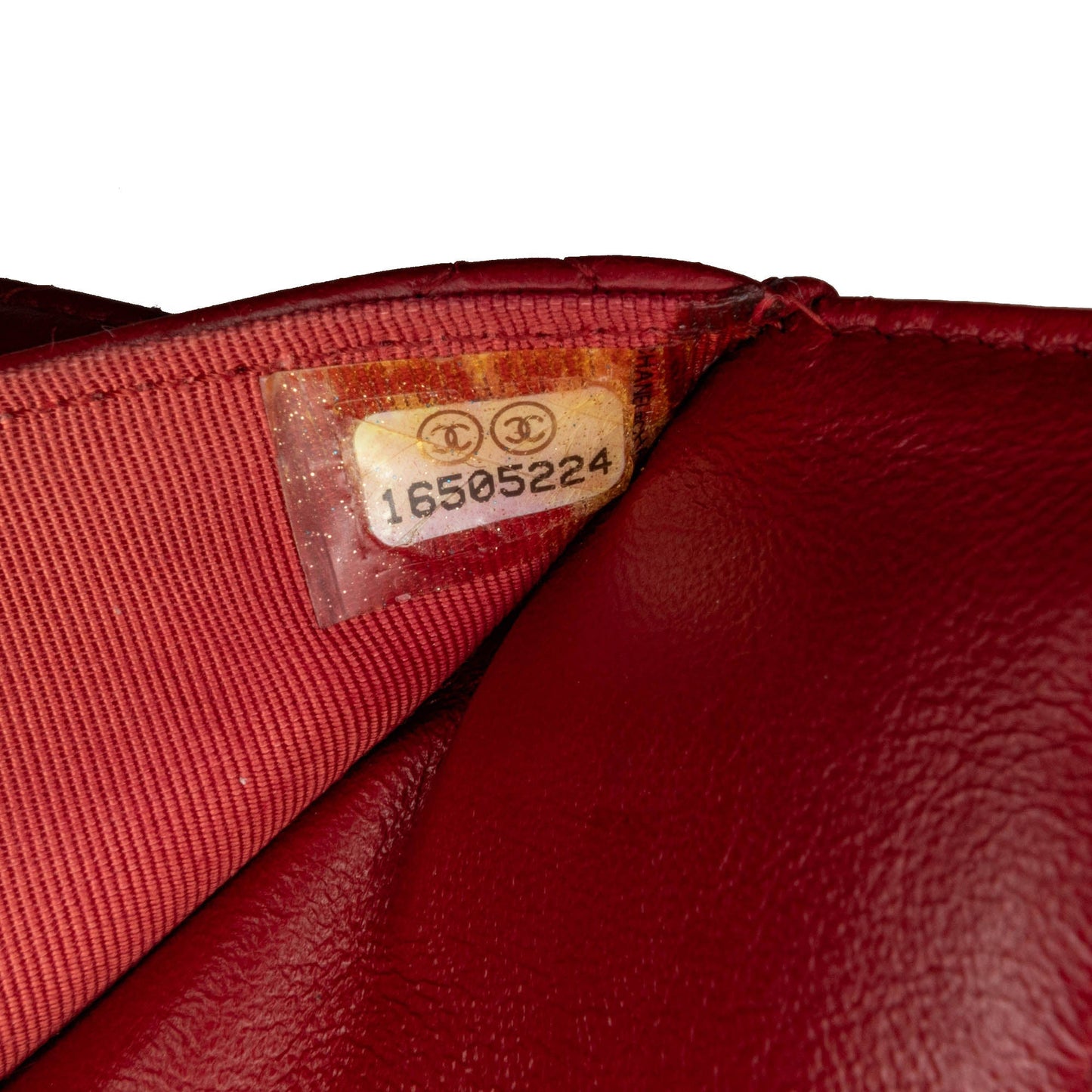 Red Chanel Classic Lambskin Wallet on Chain Crossbody Bag
