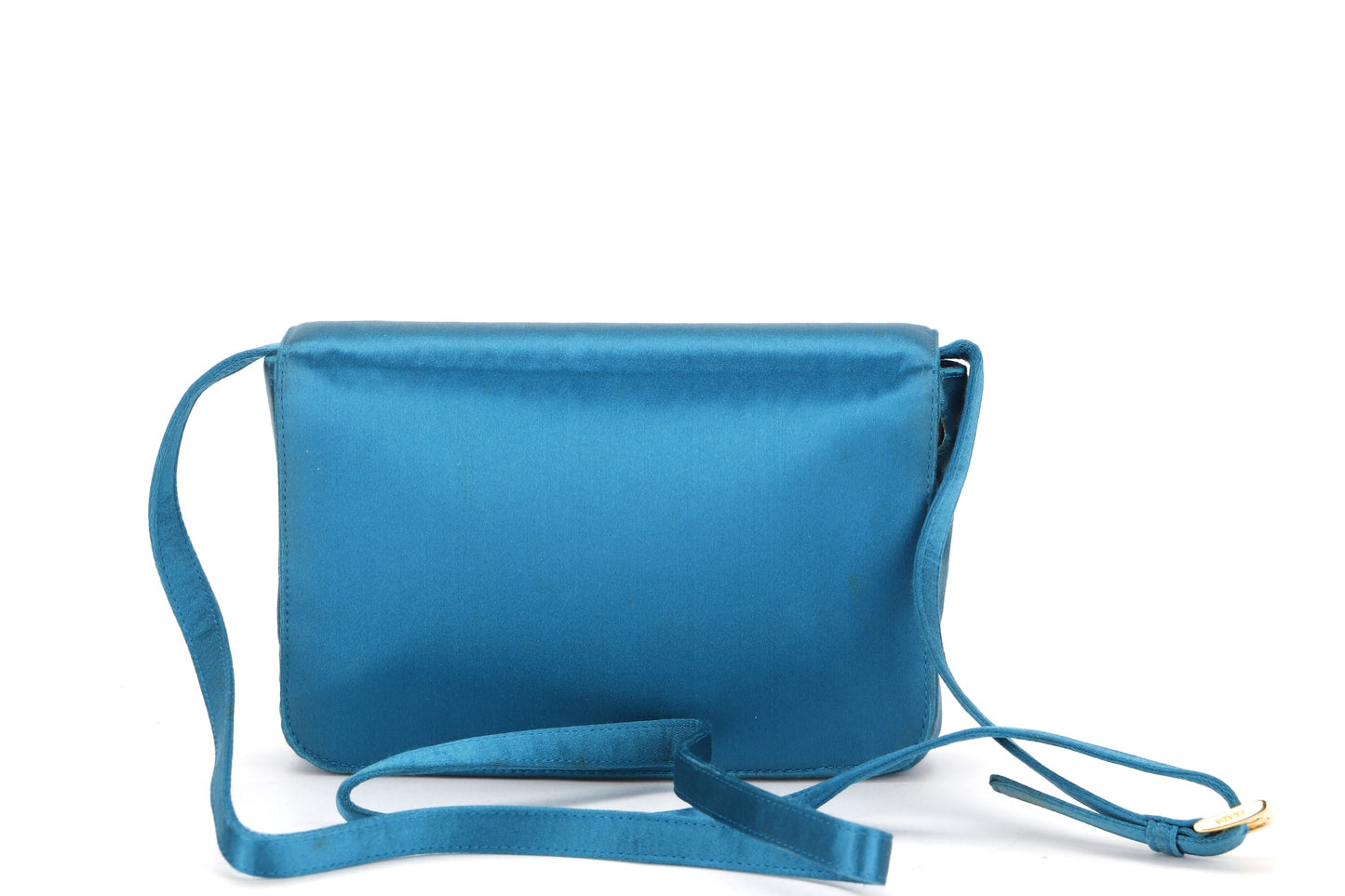 PRADA BP0180 CLUTCH TURQUOISE RASO STONES, WITH CARD & DUST COVER