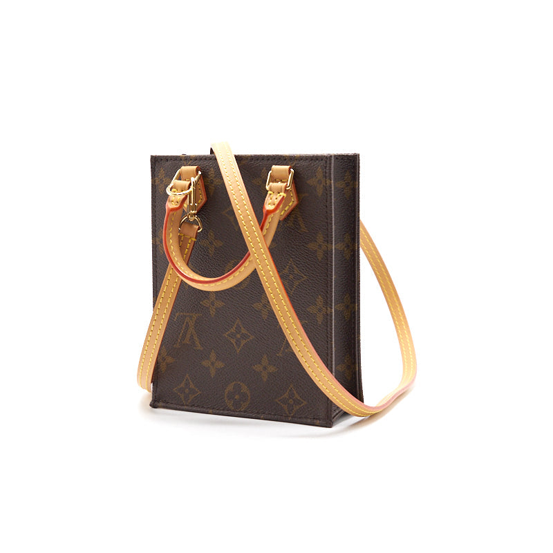 Louis Vuitton Petit Sac Plat Monogram Brown 2020