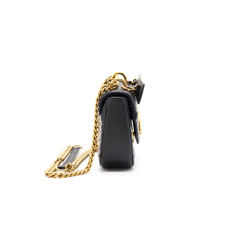 Louis Vuitton New Wave PM black with GHW