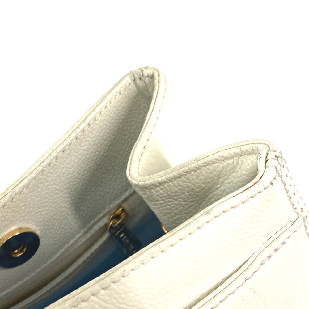 CHANEL Tote Bag Caviar skin White type Executive Tote Women Used