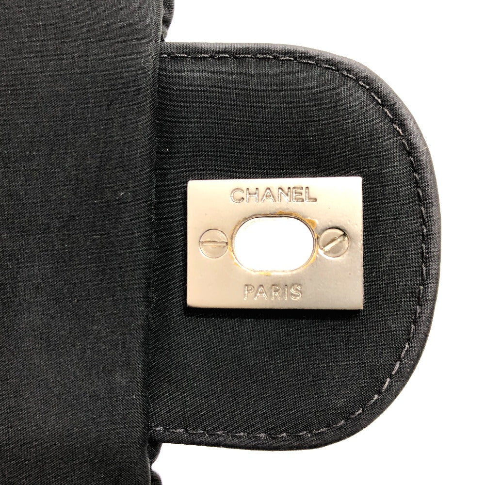 CHANEL Shoulder Bag Nylon black COCO Mark Chocolate bar Women Used