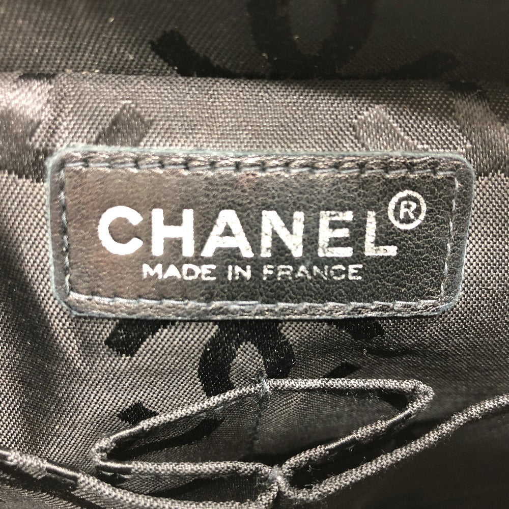 CHANEL Shoulder Bag Nylon black COCO Mark Chocolate bar Women Used