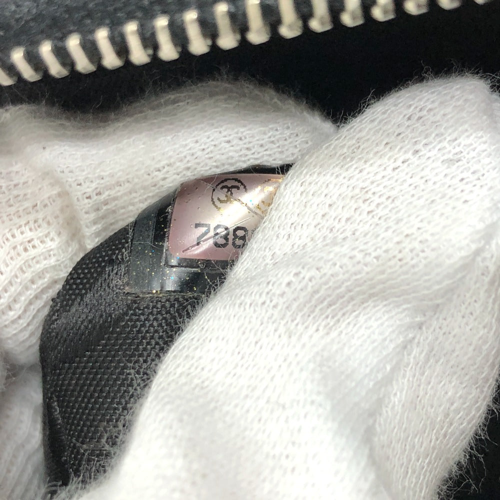 CHANEL Shoulder Bag Nylon black COCO Mark Chocolate bar Women Used