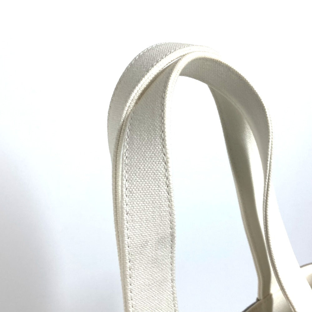 CHANEL Shoulder Bag canvas gray Shoulder Window line Women Used