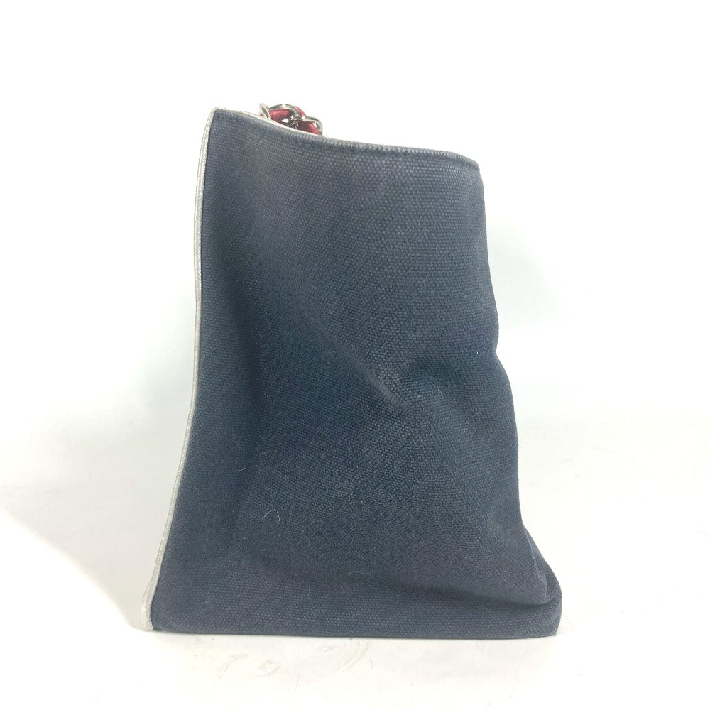 CHANEL Shoulder Bag canvas Navy Shoulder CC COCO Mark NO5