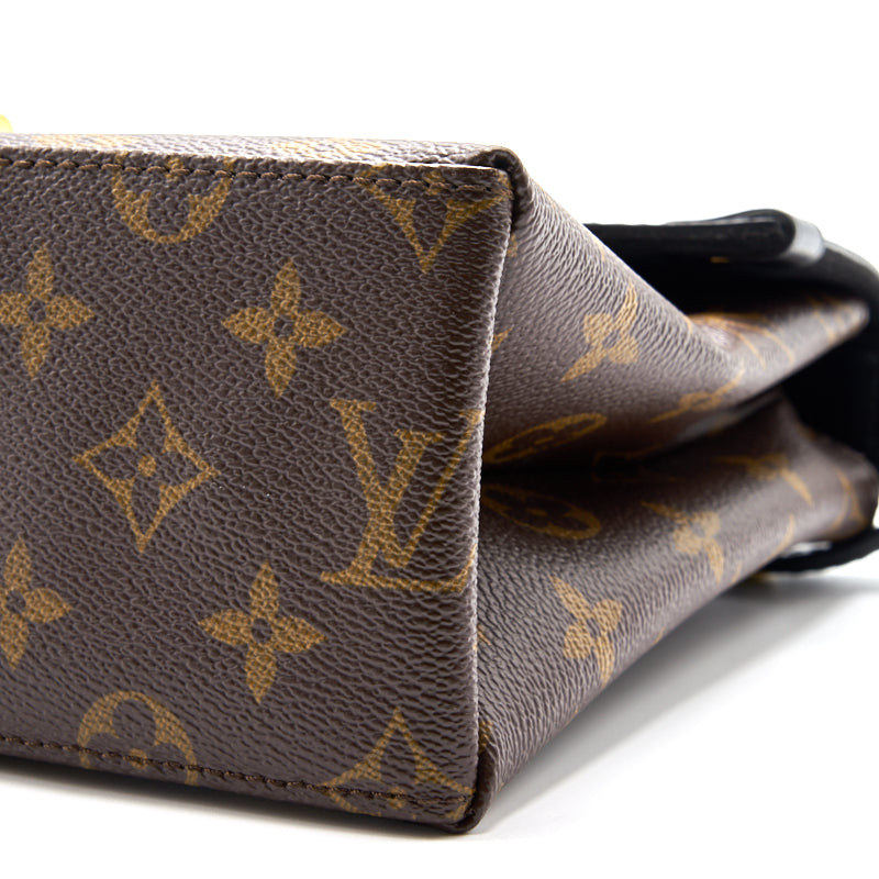 Louis Vuitton Saint Michel Handbag Monogram Canvas and Epi