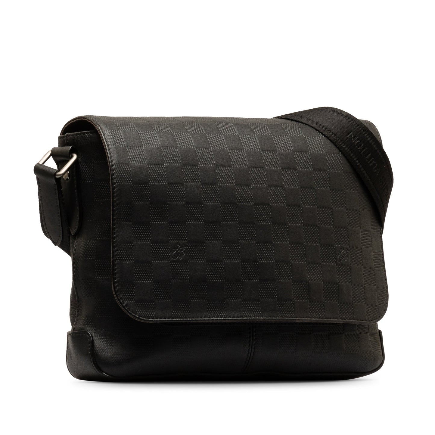 Black Louis Vuitton Damier Infini District PM Crossbody Bag