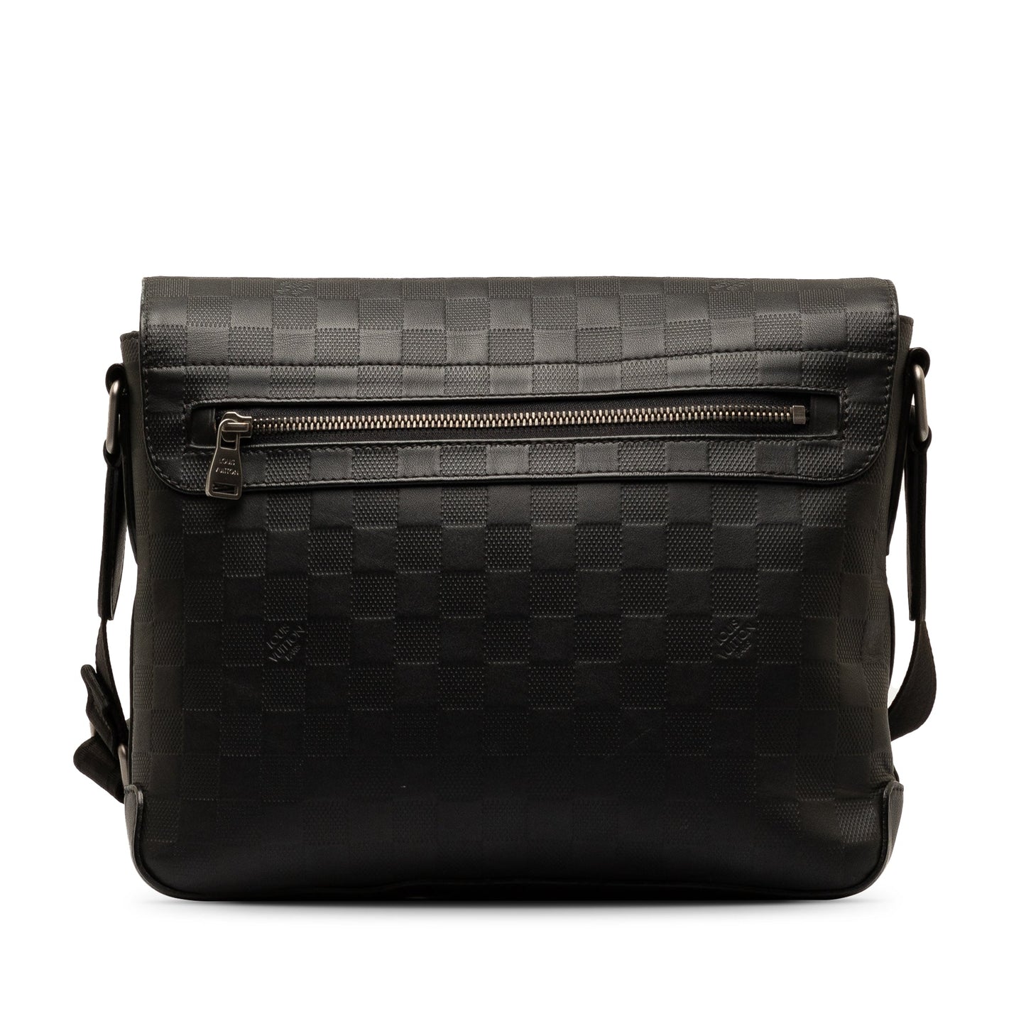 Black Louis Vuitton Damier Infini District PM Crossbody Bag