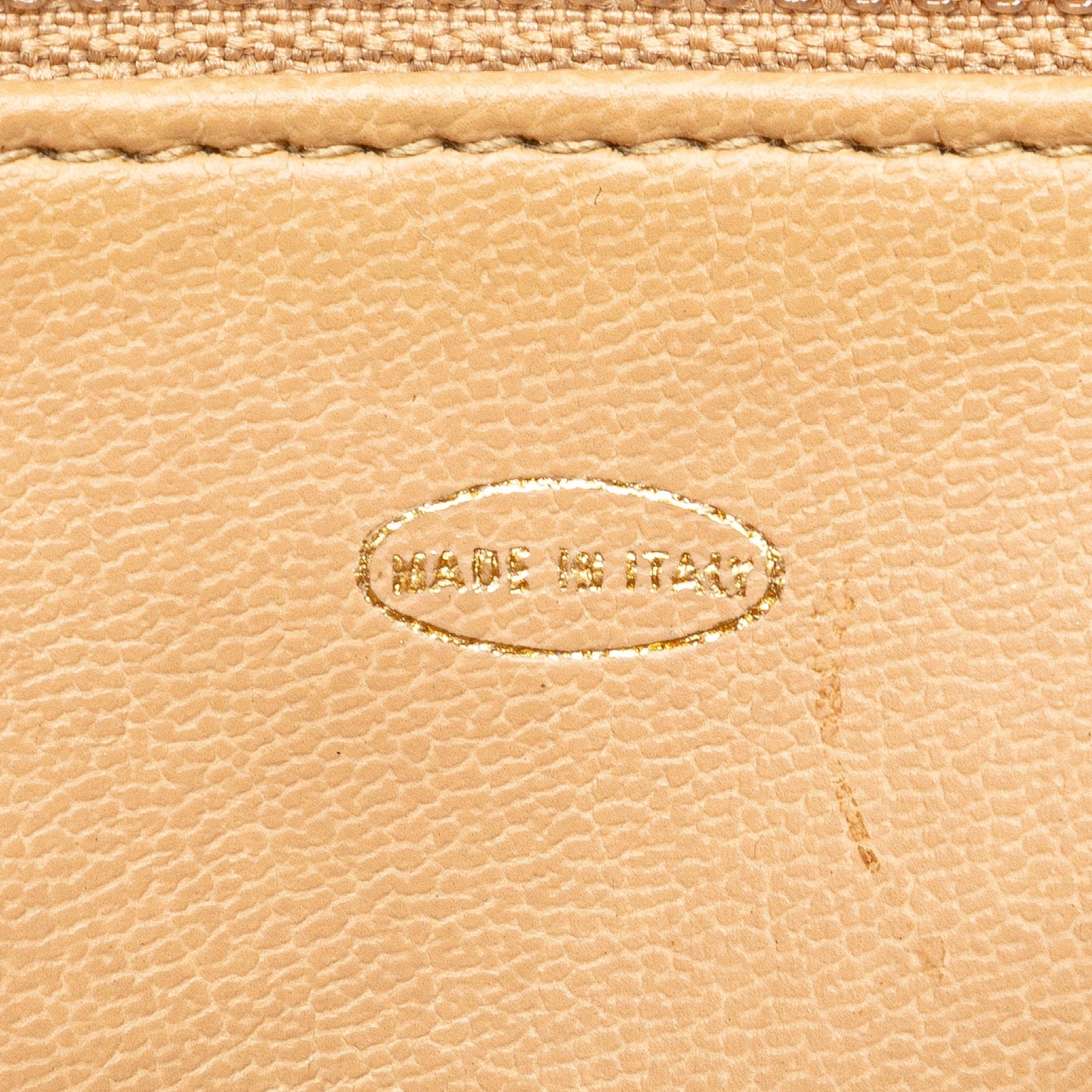 Tan Chanel Quilted Lambskin Shoulder Bag