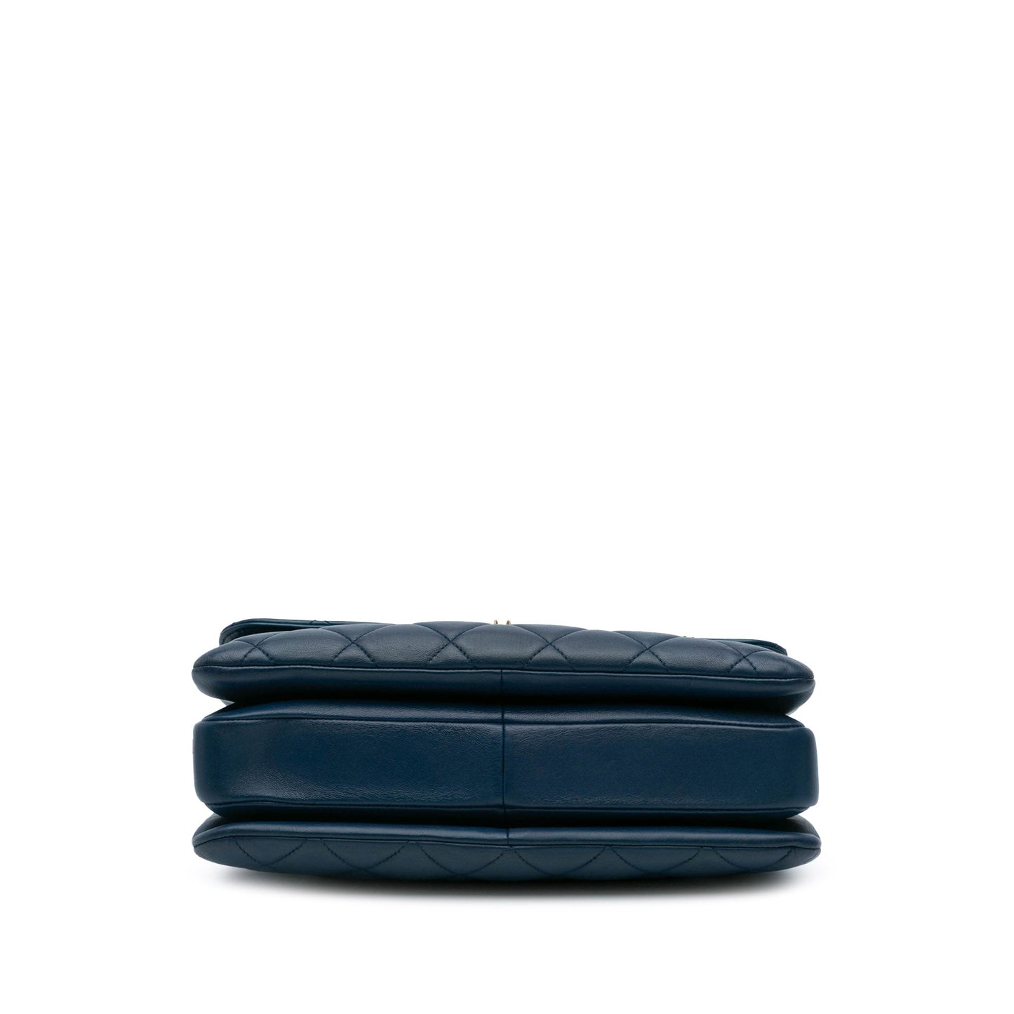 Blue Chanel Medium Lambskin Trendy CC Flap Satchel