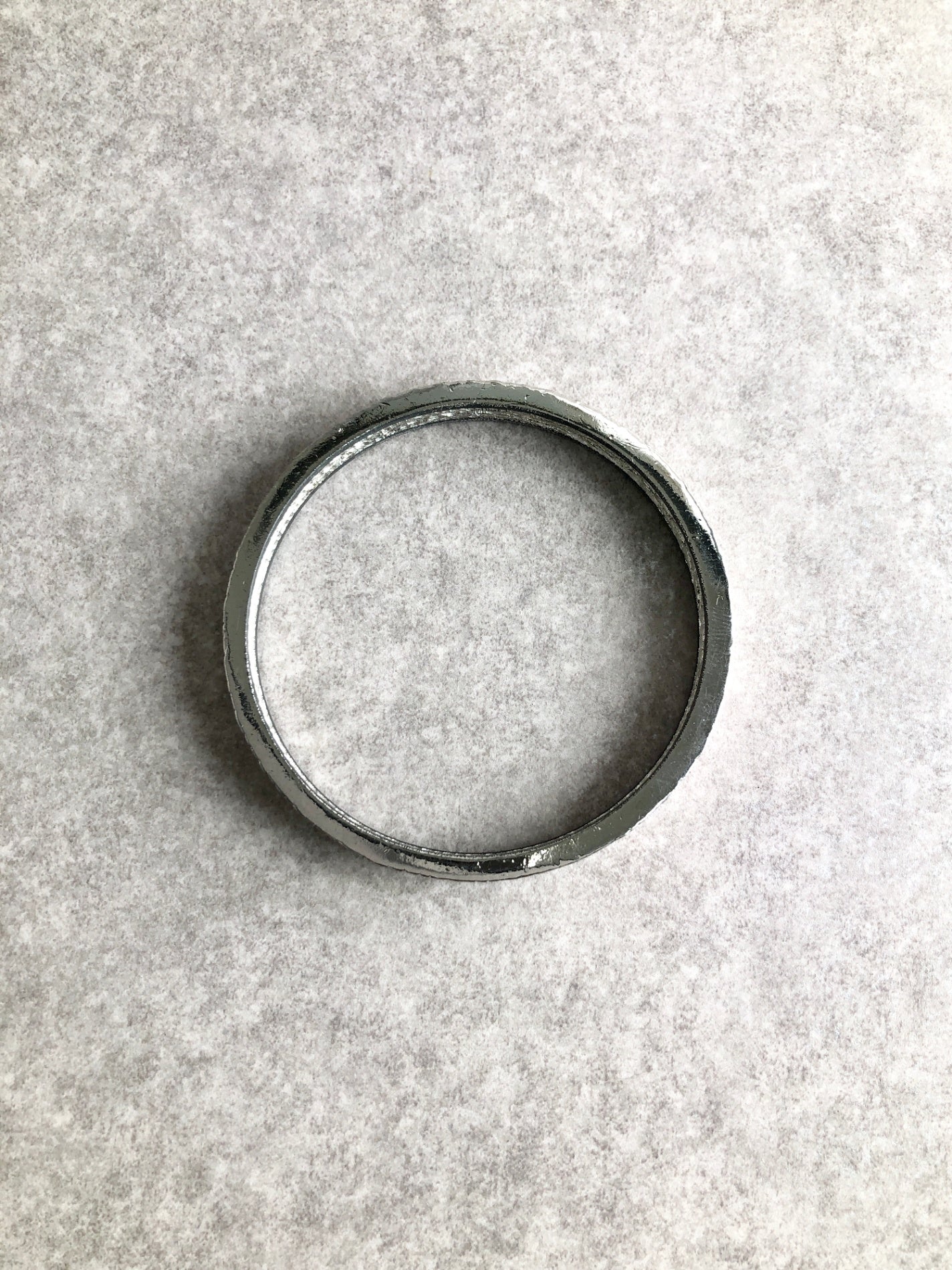 Christian Dior Cannage Bangle Silver Vintage 22wmth