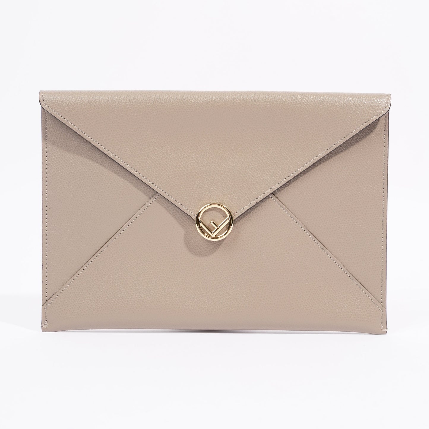 Fendi Fendi Flat Envelope Grey Leather