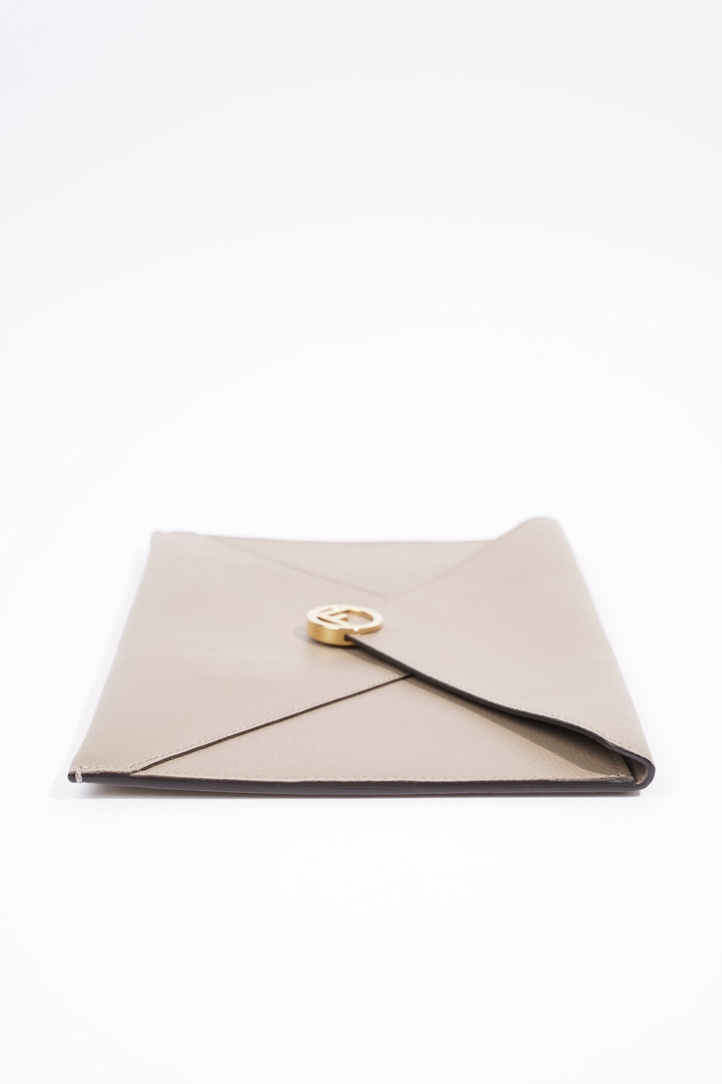 Fendi Fendi Flat Envelope Grey Leather