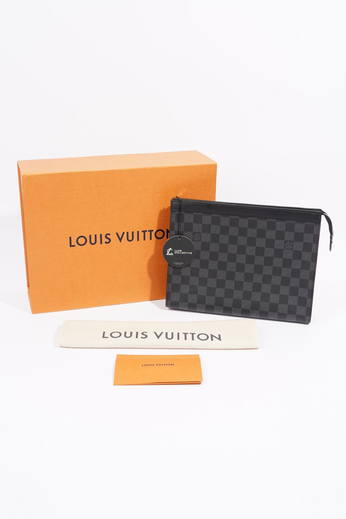 Louis Vuitton Pochette Voyage Damier Graphite Canvas MM