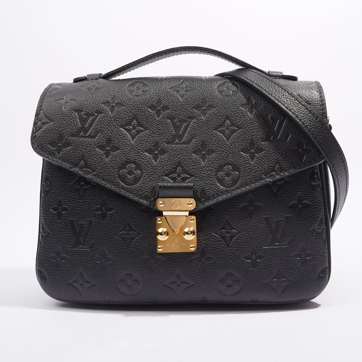 Louis Vuitton Pochette Metis Black Empreinte Leather