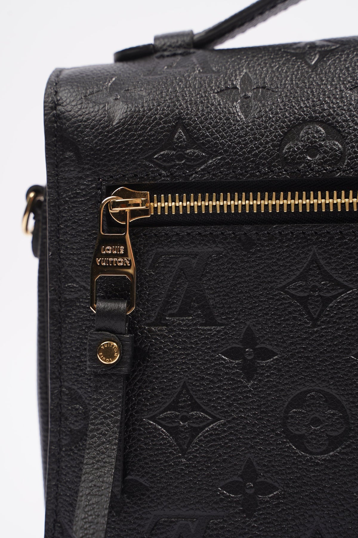 Louis Vuitton Pochette Metis Black Empreinte Leather