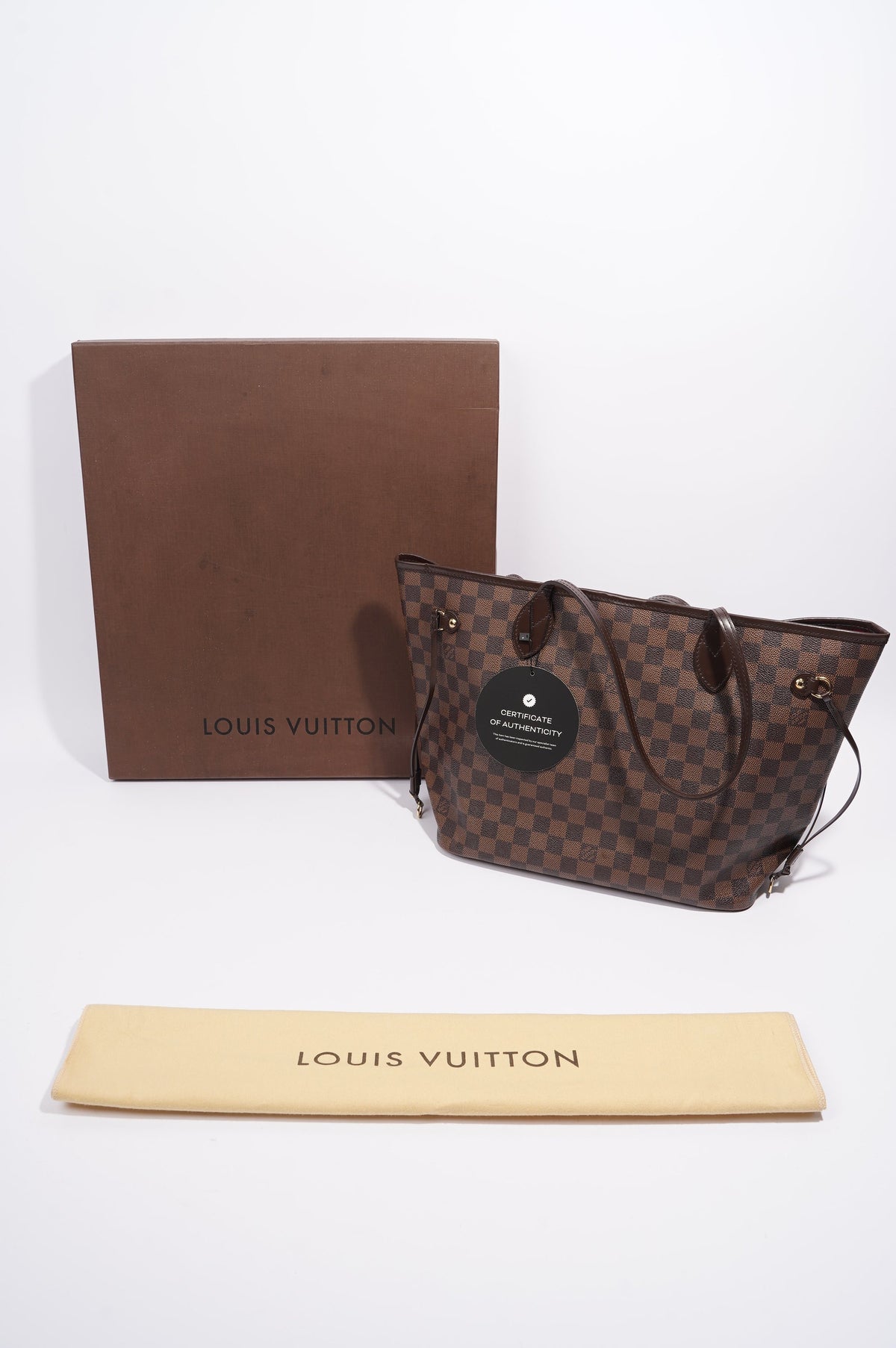 Louis Vuitton Neverfull Damier Ebene Canvas MM