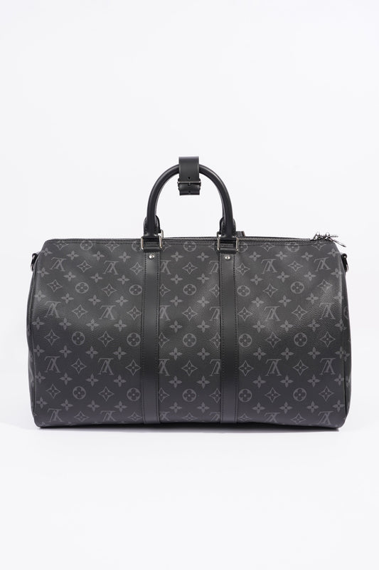 Louis Vuitton Keepall Bandoulière 45 Monogram Eclipse Canvas 45