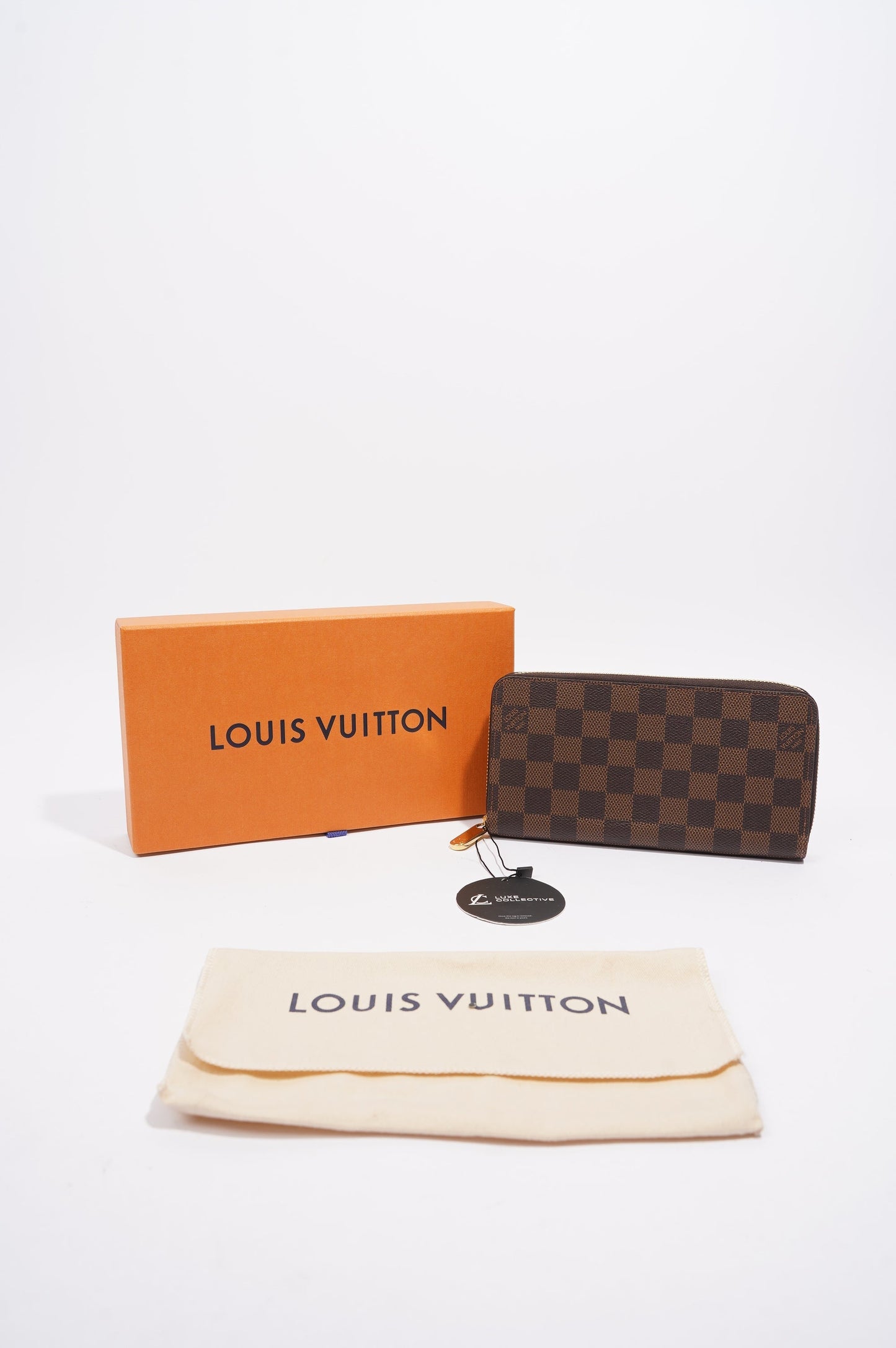 Louis Vuitton Zippy Wallet Damier Ebene Canvas
