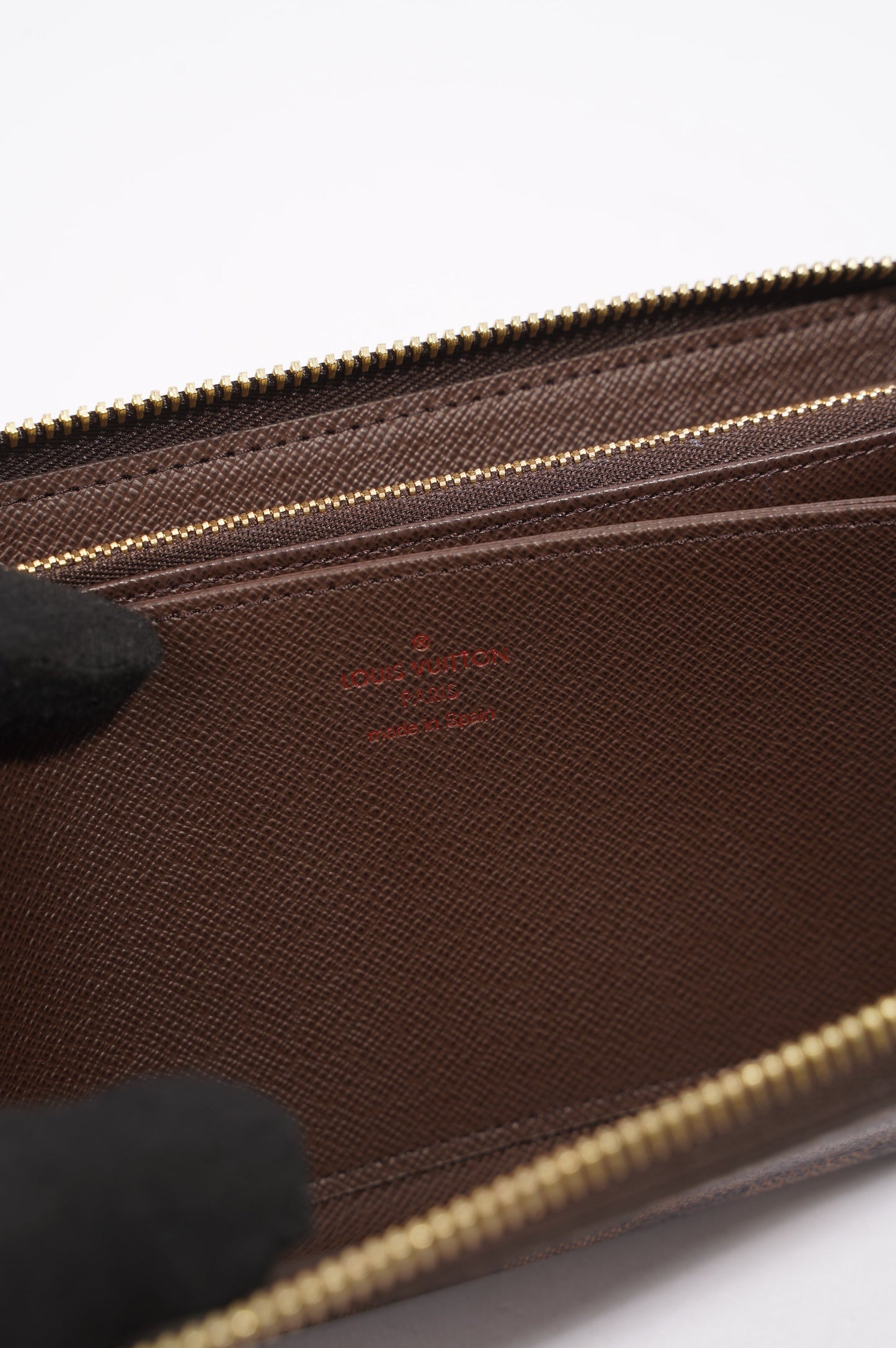 Louis Vuitton Zippy Wallet Damier Ebene Canvas