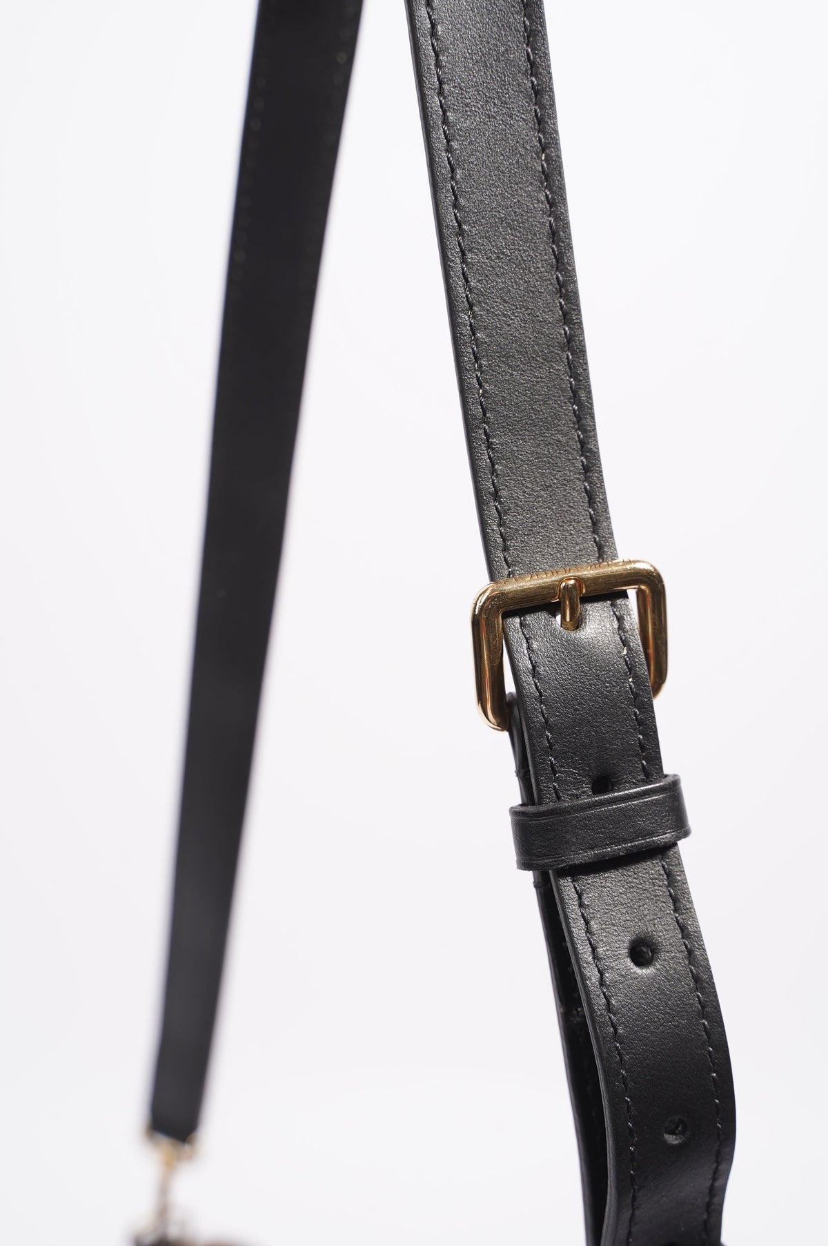 Louis Vuitton On My Side Black / Tan / Monogram Leather OS