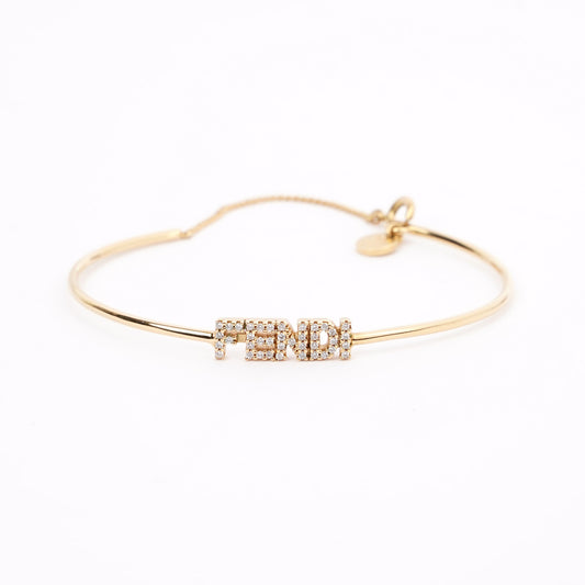 Fendi Bangle Gold Gold Plated OS