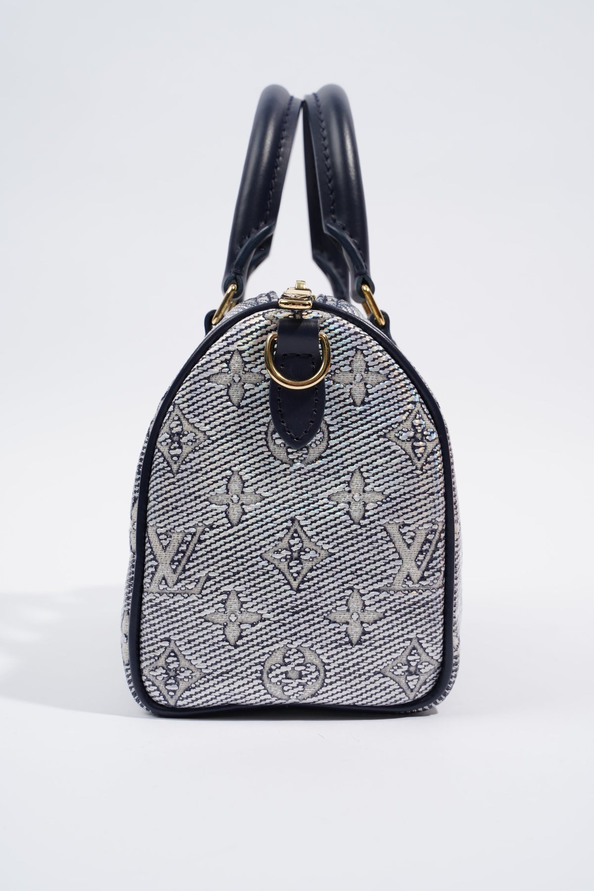 Louis Vuitton Speedy Bandouliere Blue Monoglam Canvas 20